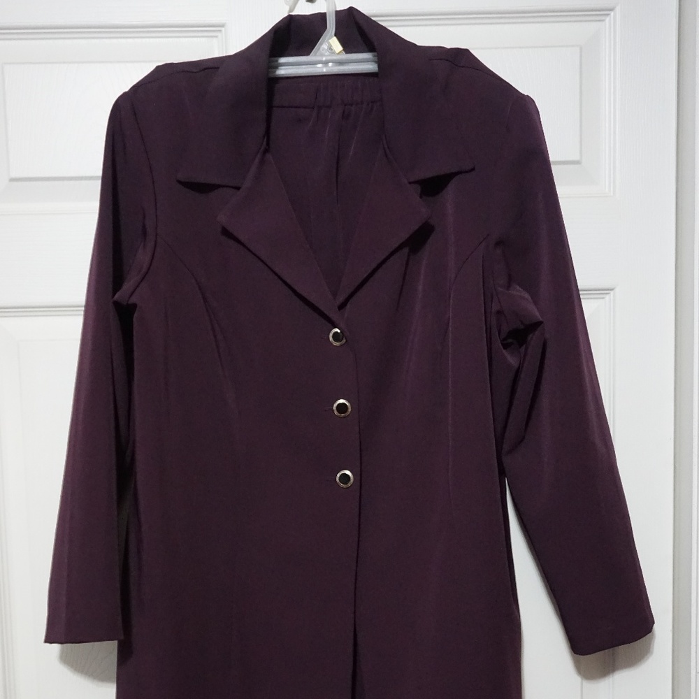 Monroe & Main Deep Purple Pant Suit